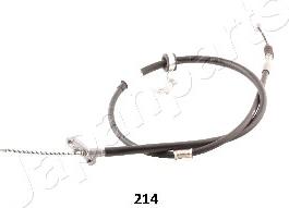 Japanparts BC-214 - Трос, гальмівна система autozip.com.ua