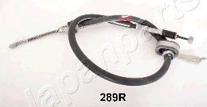 Japanparts BC-289R - Трос, гальмівна система autozip.com.ua