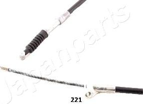 Japanparts BC-221 - Трос, гальмівна система autozip.com.ua