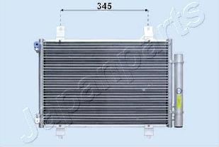 Japanparts CND142009 - Конденсатор, кондиціонер autozip.com.ua