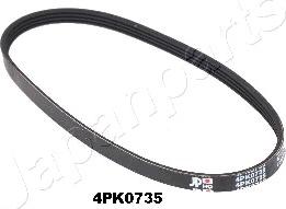 Japanparts DV-4PK0735 - Поліклиновий ремінь autozip.com.ua