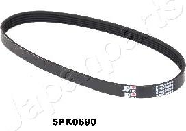 Japanparts DV-5PK0690 - Поліклиновий ремінь autozip.com.ua