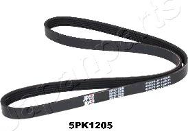 Japanparts DV-5PK1205 - Поліклиновий ремінь autozip.com.ua