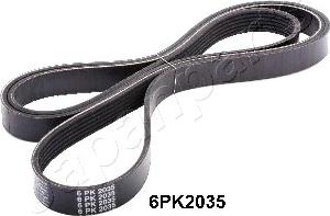 Japanparts DV-6PK2035 - Поліклиновий ремінь autozip.com.ua