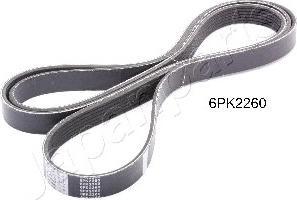 Japanparts DV-6PK2260 - Поліклиновий ремінь autozip.com.ua