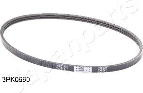 Japanparts DV-3PK0660 - Поліклиновий ремінь autozip.com.ua