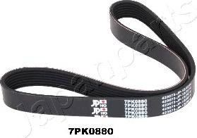 Japanparts DV-7PK0880 - Поліклиновий ремінь autozip.com.ua