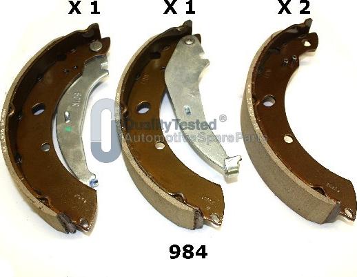Japanparts GF984JM - Комплект гальм, барабанний механізм autozip.com.ua