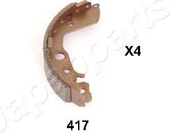 Japanparts GF-417AF - Комплект гальм, барабанний механізм autozip.com.ua