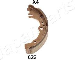 Japanparts GF-622AF - Комплект гальм, барабанний механізм autozip.com.ua