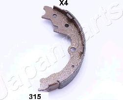 Japanparts GF-315AF - Комплект гальм, ручник, парковка autozip.com.ua