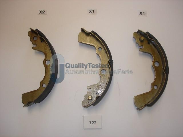 Japanparts GF707JM - Комплект гальм, барабанний механізм autozip.com.ua