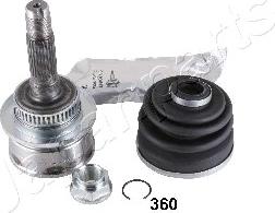 Japanparts GI-360 - Шарнір, ШРУС, приводний вал autozip.com.ua