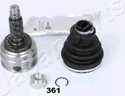 Japanparts GI-361 - Шарнір, ШРУС, приводний вал autozip.com.ua