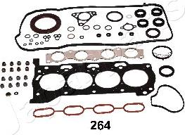 Japanparts KM-264 - Комплект прокладок, двигун autozip.com.ua