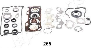 Japanparts KM-265 - Комплект прокладок, двигун autozip.com.ua