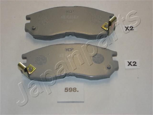 Japanparts PA-598AF - Гальмівні колодки, дискові гальма autozip.com.ua