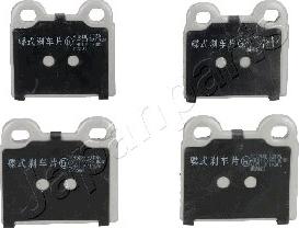 Japanparts PA-0943AF - Гальмівні колодки, дискові гальма autozip.com.ua