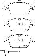 Japanparts PA-0917AF - Гальмівні колодки, дискові гальма autozip.com.ua