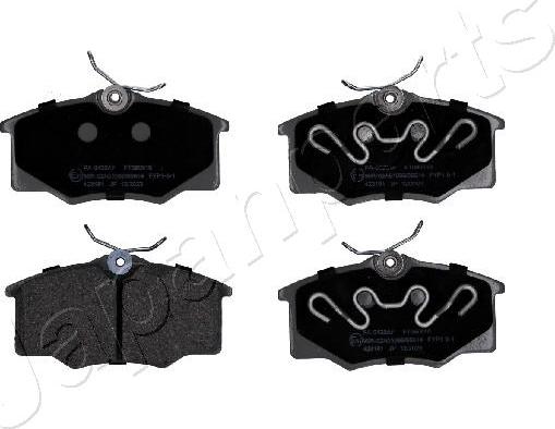 Japanparts PA-0420AF - Гальмівні колодки, дискові гальма autozip.com.ua