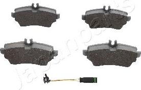 Japanparts PA-0544AF - Гальмівні колодки, дискові гальма autozip.com.ua