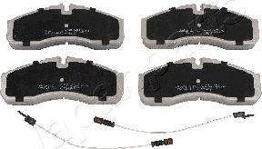 Japanparts PA-0541AF - Гальмівні колодки, дискові гальма autozip.com.ua