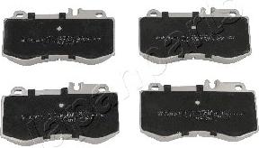 Japanparts PA-0522AF - Гальмівні колодки, дискові гальма autozip.com.ua