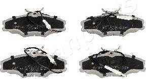 Japanparts PA-0650AF - Гальмівні колодки, дискові гальма autozip.com.ua