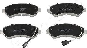 Japanparts PA-0625AF - Гальмівні колодки, дискові гальма autozip.com.ua