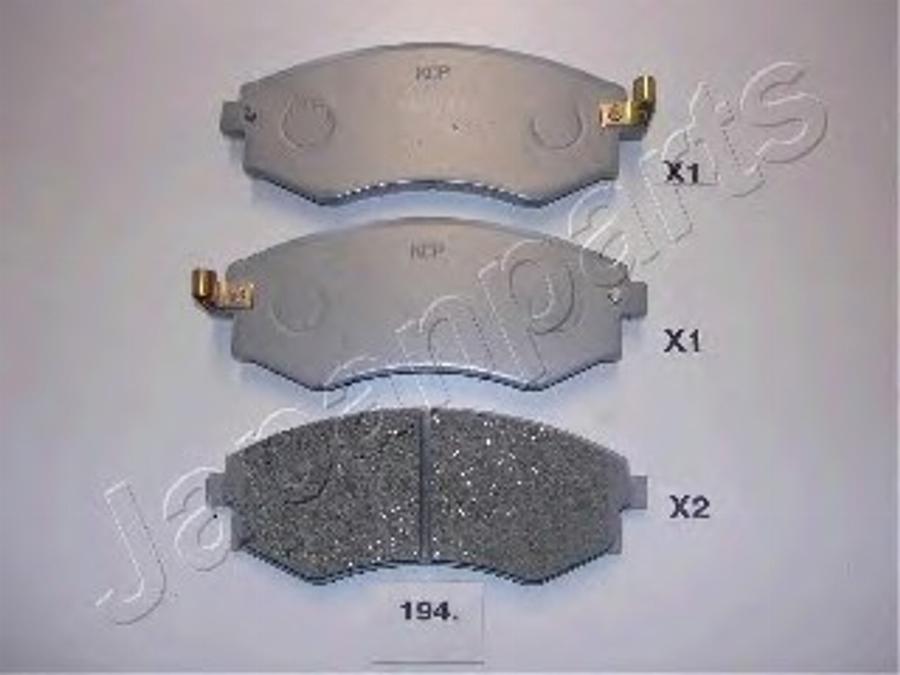 Japanparts PA-194AF - Гальмівні колодки, дискові гальма autozip.com.ua