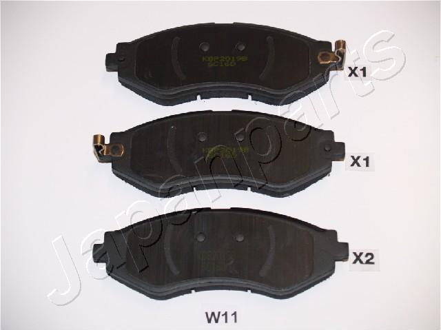 Japanparts PA-W11AF - Гальмівні колодки, дискові гальма autozip.com.ua