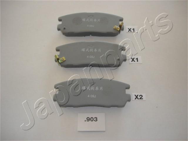 Japanparts PP-903AF - Гальмівні колодки, дискові гальма autozip.com.ua