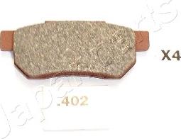 Japanparts PP-402AF - Гальмівні колодки, дискові гальма autozip.com.ua