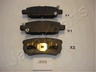 Japanparts PP-508AF - Гальмівні колодки, дискові гальма autozip.com.ua