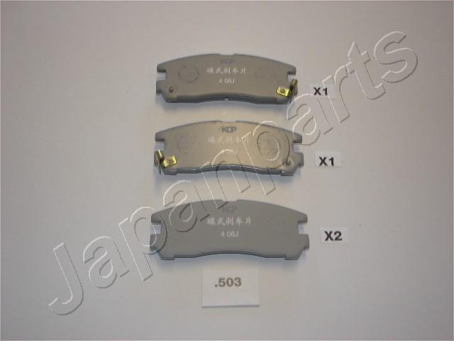 Japanparts PP-503AF - Гальмівні колодки, дискові гальма autozip.com.ua