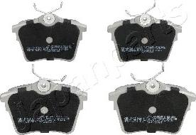 Japanparts PP-0606AF - Гальмівні колодки, дискові гальма autozip.com.ua