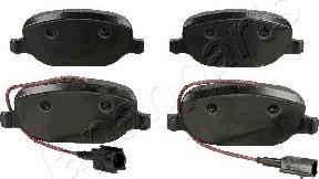 Japanparts PP-0206AF - Гальмівні колодки, дискові гальма autozip.com.ua