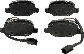 Japanparts PP-0207AF - Гальмівні колодки, дискові гальма autozip.com.ua