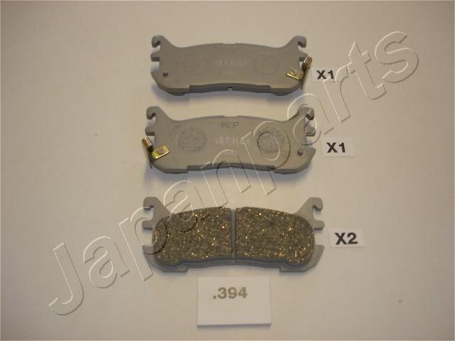 Japanparts PP-394AF - Гальмівні колодки, дискові гальма autozip.com.ua