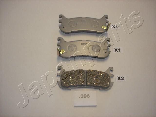 Japanparts PP-396AF - Гальмівні колодки, дискові гальма autozip.com.ua