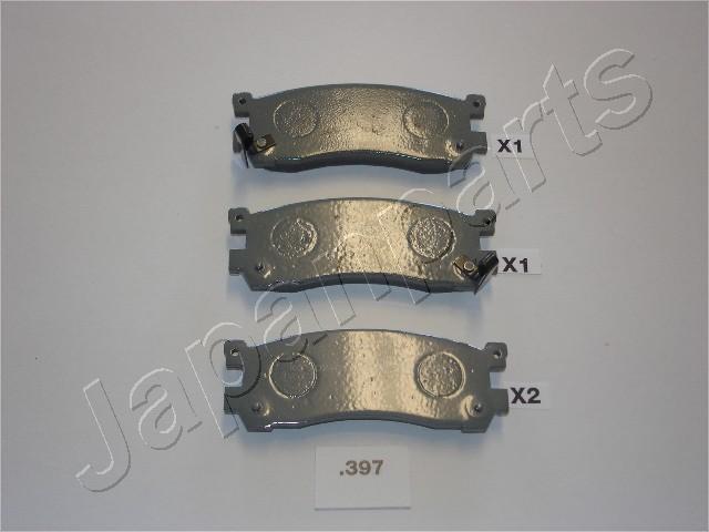 Japanparts PP-397AF - Гальмівні колодки, дискові гальма autozip.com.ua