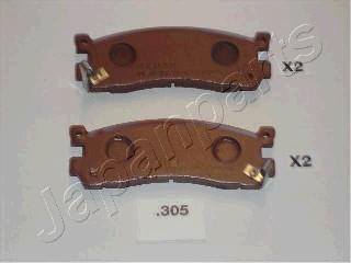 Japanparts PP-305AF - Гальмівні колодки, дискові гальма autozip.com.ua