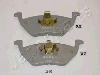 Japanparts PP-310AF - Гальмівні колодки, дискові гальма autozip.com.ua