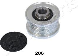 Japanparts RA-206 - Ремінний шків, генератор autozip.com.ua