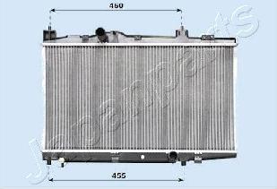 Japanparts RDA153009 - Радіатор, охолодження двигуна autozip.com.ua