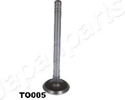 Japanparts VV-TO005 - Випускний клапан autozip.com.ua