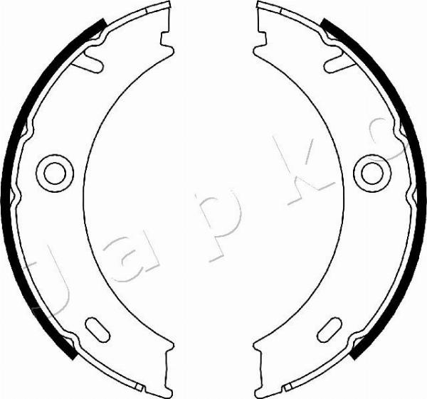 Japko 550503 - Комплект гальм, ручник, парковка autozip.com.ua