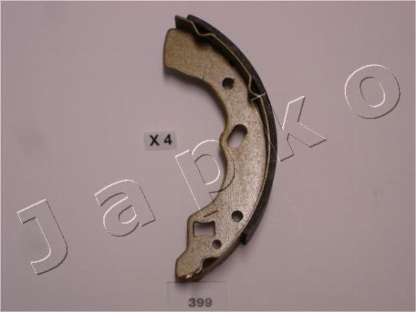 Japko 55399 - Комплект гальм, барабанний механізм autozip.com.ua