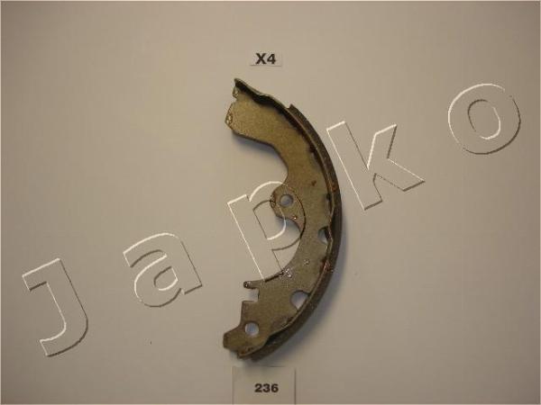 Japko 55236 - Комплект гальм, барабанний механізм autozip.com.ua