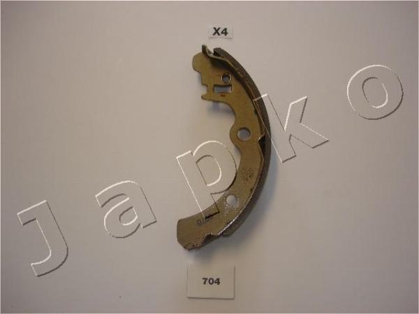 Japko 55704 - Комплект гальм, барабанний механізм autozip.com.ua